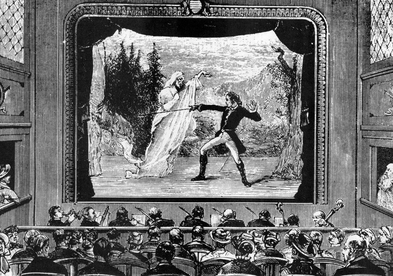 Illustration for article titled Before TV, Kids Would Flock to Midnight Ghost Shows